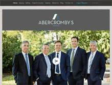 Tablet Screenshot of abercrombys.com.au